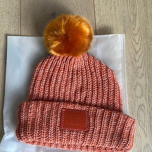 Love Your Melon Longhorn and White Winter Hat